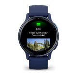 Garmin Vivoactive 5 3.05 cm (1.2 ) AMOLED 42 mm Digitale 390 x 390 pixel Touchscreen Blu Wi-Fi GPS (satellite)