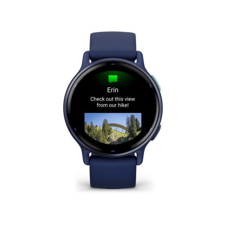 Garmin Vivoactive 5 3.05 cm (1.2 ) AMOLED 42 mm Digitale 390 x 390 pixel Touchscreen Blu Wi-Fi GPS (satellite)