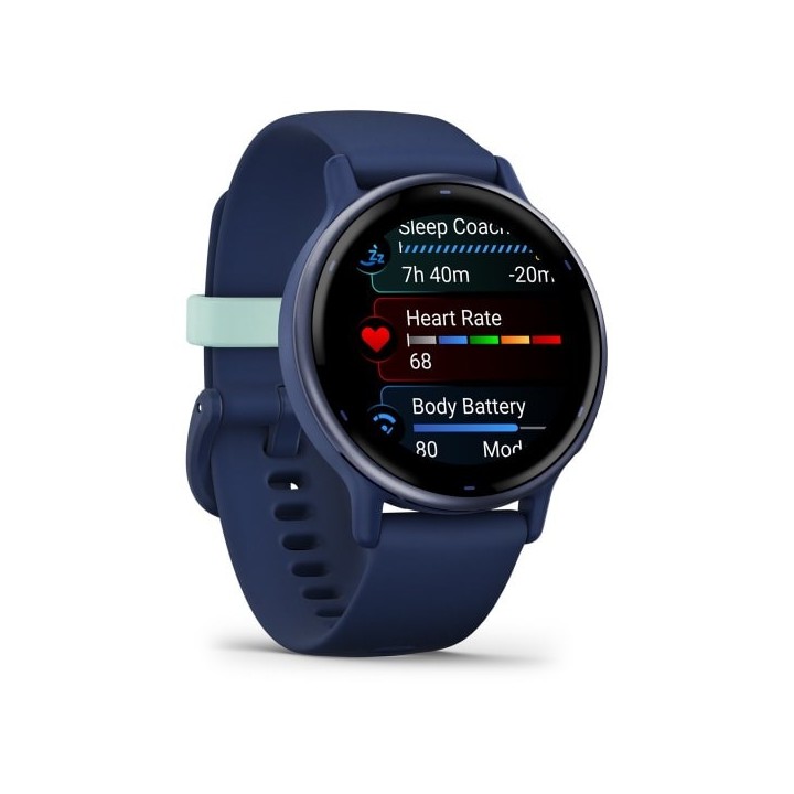 Garmin Vivoactive 5 3.05 cm (1.2 ) AMOLED 42 mm Digitale 390 x 390 pixel Touchscreen Blu Wi-Fi GPS (satellite)