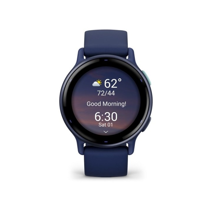 Garmin Vivoactive 5 3.05 cm (1.2 ) AMOLED 42 mm Digitale 390 x 390 pixel Touchscreen Blu Wi-Fi GPS (satellite)