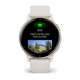 Garmin Vivoactive 5 3.05 cm (1.2 ) AMOLED 42 mm Digitale 390 x 390 pixel Touchscreen Bianco Wi-Fi GPS (satellite)