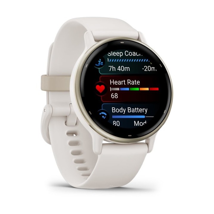 Garmin Vivoactive 5 3.05 cm (1.2 ) AMOLED 42 mm Digitale 390 x 390 pixel Touchscreen Bianco Wi-Fi GPS (satellite)