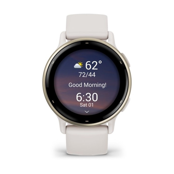 Garmin Vivoactive 5 3.05 cm (1.2 ) AMOLED 42 mm Digitale 390 x 390 pixel Touchscreen Bianco Wi-Fi GPS (satellite)