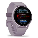 Garmin Vivoactive 5 3.05 cm (1.2 ) AMOLED Digitale 390 x 390 pixel Touchscreen Viola Wi-Fi GPS (satellite)