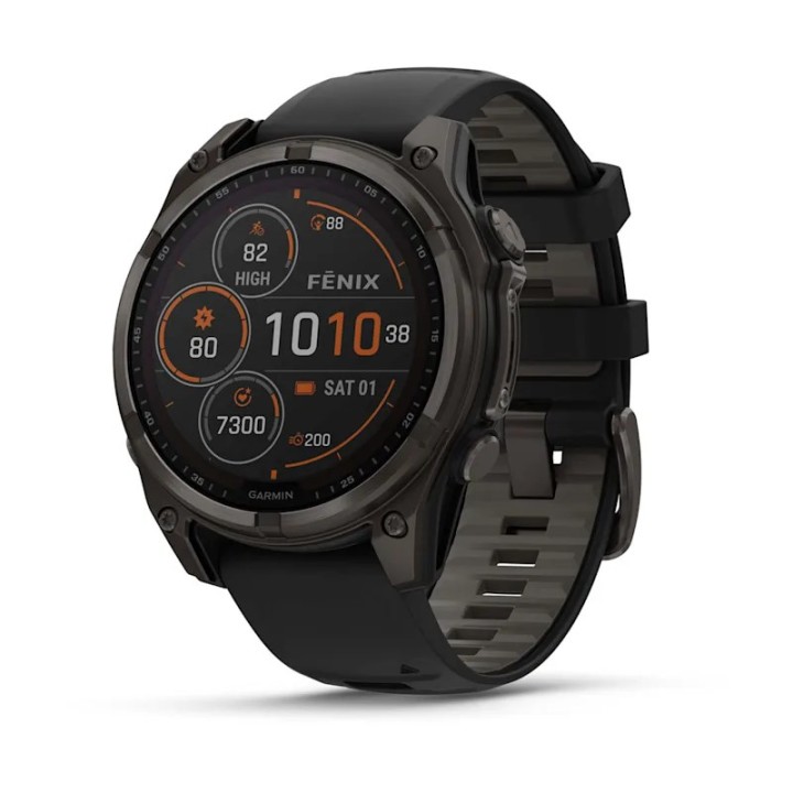 Garmin fenix 8 3.3 cm (1.3 ) 47 mm Digitale 260 x 260 pixel Touchscreen Titanio Wi-Fi GPS (satellite)