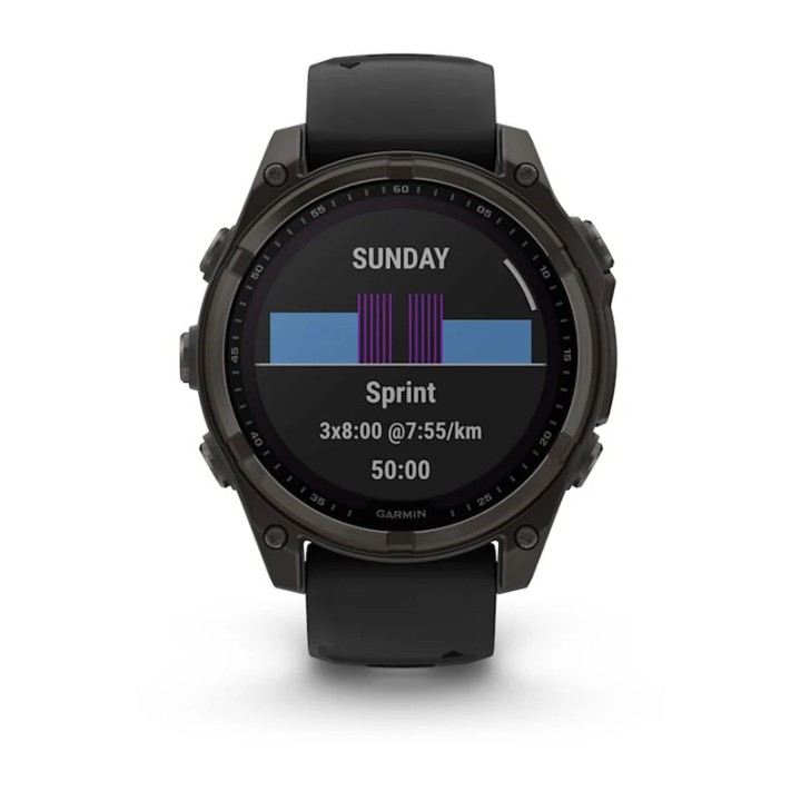 Garmin fenix 8 3.3 cm (1.3 ) 47 mm Digitale 260 x 260 pixel Touchscreen Titanio Wi-Fi GPS (satellite)