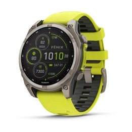 Garmin fenix 8 3.3 cm (1.3 ) 47 mm Digitale 260 x 260 pixel Touchscreen Titanio Wi-Fi GPS (satellite)