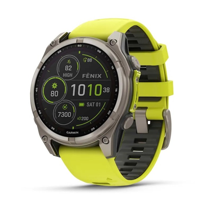 Garmin fenix 8 3.3 cm (1.3 ) 47 mm Digitale 260 x 260 pixel Touchscreen Titanio Wi-Fi GPS (satellite)