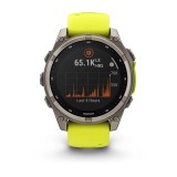Garmin fenix 8 3.3 cm (1.3 ) 47 mm Digitale 260 x 260 pixel Touchscreen Titanio Wi-Fi GPS (satellite)