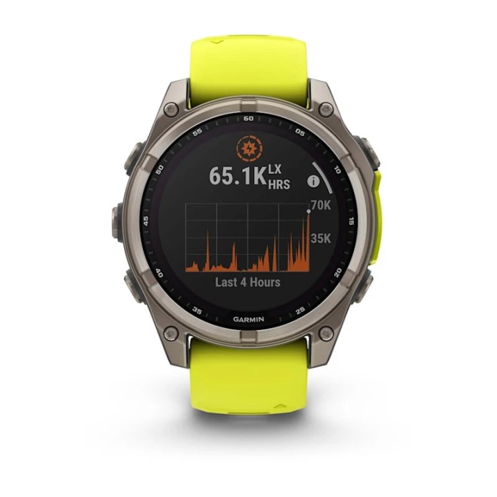 Garmin fenix 8 3.3 cm (1.3 ) 47 mm Digitale 260 x 260 pixel Touchscreen Titanio Wi-Fi GPS (satellite)