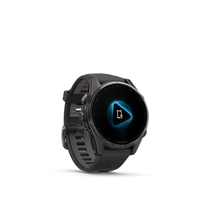 Garmin fenix 8 3.3 cm (1.3 ) AMOLED 43 mm Digitale 416 x 416 pixel Touchscreen Nero Wi-Fi GPS (satellite)