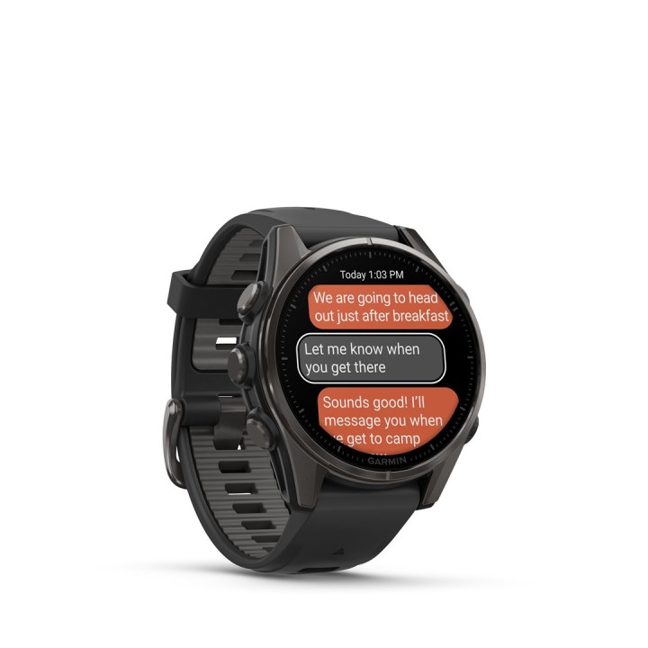 Garmin fenix 8 3.3 cm (1.3 ) AMOLED 43 mm Digitale 416 x 416 pixel Touchscreen Nero Wi-Fi GPS (satellite)