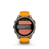 Garmin fenix 8 3.56 cm (1.4 ) AMOLED 47 mm Digital 454 x 454 pixels Touchscreen Graphite Wi-Fi GPS (satellite)