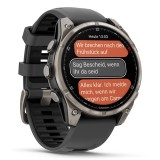 Garmin fenix 8 Pro 3.56 cm (1.4 ) AMOLED 47 mm Digitale 454 x 454 pixel Touchscreen Graphite Titanium Wi-Fi GPS (satellite)