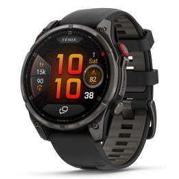 Garmin fenix 8 Pro 3.56 cm (1.4 ) AMOLED 47 mm Digitale 454 x 454 pixel Touchscreen Grigio Wi-Fi GPS (satellite)