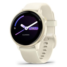 Garmin vívoactive 6 3.05 cm (1.2 ) AMOLED 42 mm Digitale 390 x 390 pixel Touchscreen Bianco Wi-Fi GPS (satellite)