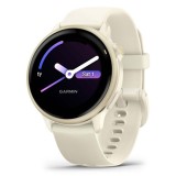 Garmin vívoactive 6 3.05 cm (1.2 ) AMOLED 42 mm Digitale 390 x 390 pixel Touchscreen Bianco Wi-Fi GPS (satellite)