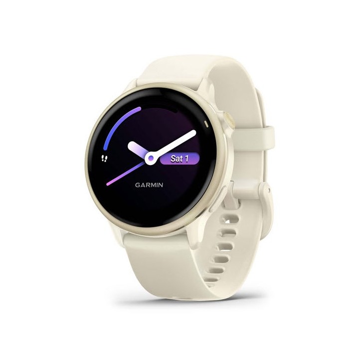Garmin vívoactive 6 3.05 cm (1.2 ) AMOLED 42 mm Digitale 390 x 390 pixel Touchscreen Bianco Wi-Fi GPS (satellite)