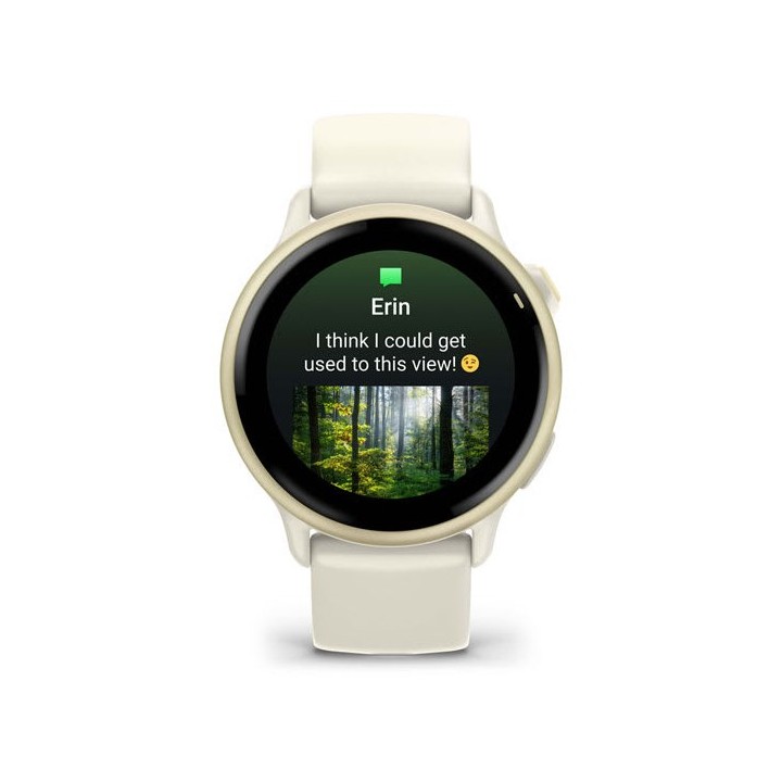 Garmin vívoactive 6 3.05 cm (1.2 ) AMOLED 42 mm Digitale 390 x 390 pixel Touchscreen Bianco Wi-Fi GPS (satellite)