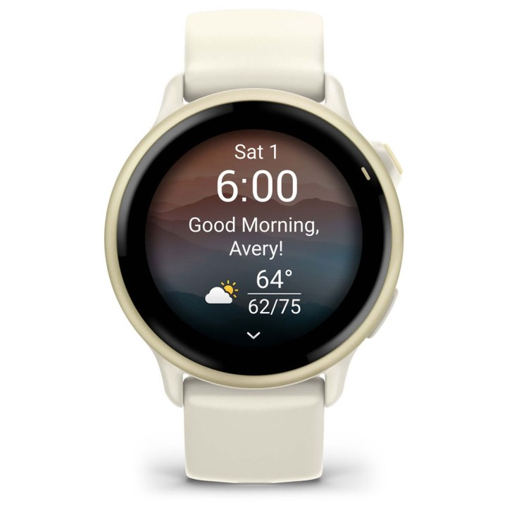 Garmin vívoactive 6 3.05 cm (1.2 ) AMOLED 42 mm Digitale 390 x 390 pixel Touchscreen Bianco Wi-Fi GPS (satellite)