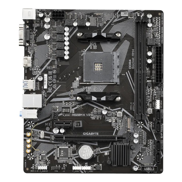 GIGABYTE A520M K V2 Scheda madre
