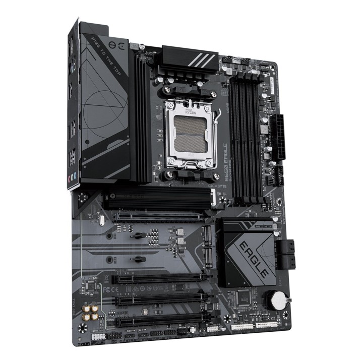 GIGABYTE B650 EAGLE Scheda madre - Processori serie AMD Ryzen 9000 12+2+2 Phases VRM fino a 7600MHz DDR5 (OC) 1xPCIe 5.0 + 2xPCI