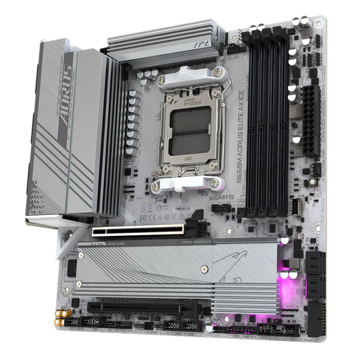 GIGABYTE B650M AORUS ELITE AX ICE Scheda madre