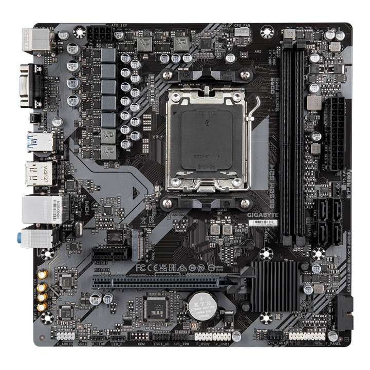 GIGABYTE B650M S2H Scheda madre - Processori serie AMD Ryzen 9000 5+2+2 Phases VRM fino a 6400MHz DDR5 (OC) 1xPCIe 4.0 M.2 GbE L