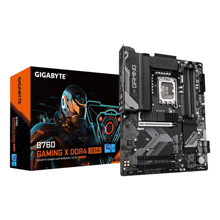 GIGABYTE B760 GAMING X DDR4 GEN5 Scheda madre - Supporta processori Intel Core 14ª generazione 8+1+1 fasi VRM VRM fino a 5333MHz