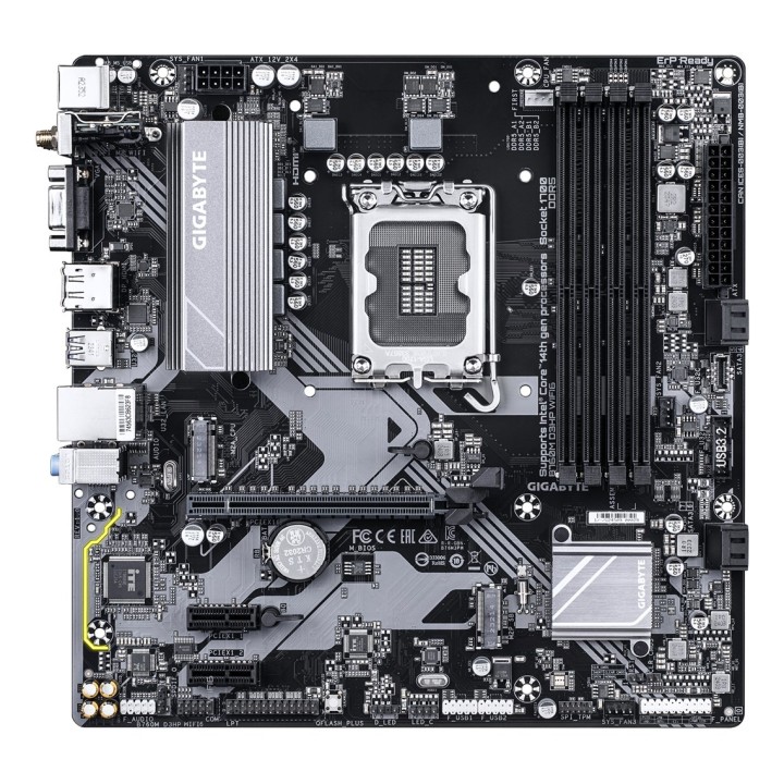 GIGABYTE B760M D3HP WIFI6 Scheda madre - Supporta processori Intel Core 14ª generazione 4+1+1 fasi VRM digitale VRM fino a 5600M