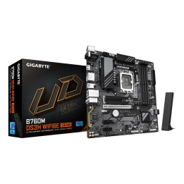 GIGABYTE B760M DS3H WIFI6E GEN5 Scheda madre - Supporta processori Intel Core 14ª generazione 6+2+1 fasi VRM digitale VRM fino a