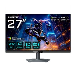 GIGABYTE M27Q2 QD 27” QHD monitor da gaming - 2560 x 1440 200Hz 1ms 350 cd/m2 FreeSync Premium Display HDR400 HDMI 2.0 Displaypo