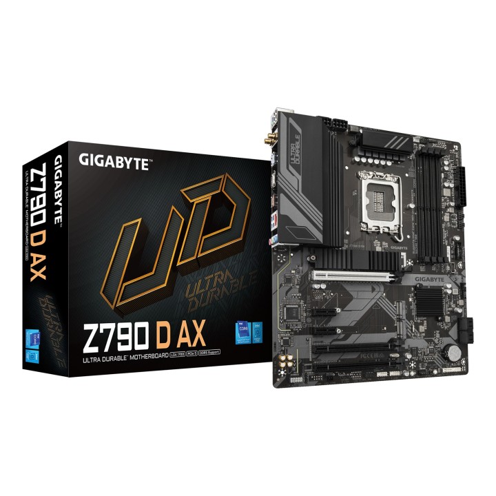 GIGABYTE Z790 D AX Scheda madre - Supporta processori Intel Core 14ª generazione 12+1+1 Fasi VRM digitale VRM fino a 7600MHz DDR