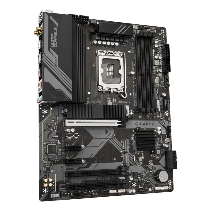 GIGABYTE Z790 D AX Scheda madre - Supporta processori Intel Core 14ª generazione 12+1+1 Fasi VRM digitale VRM fino a 7600MHz DDR