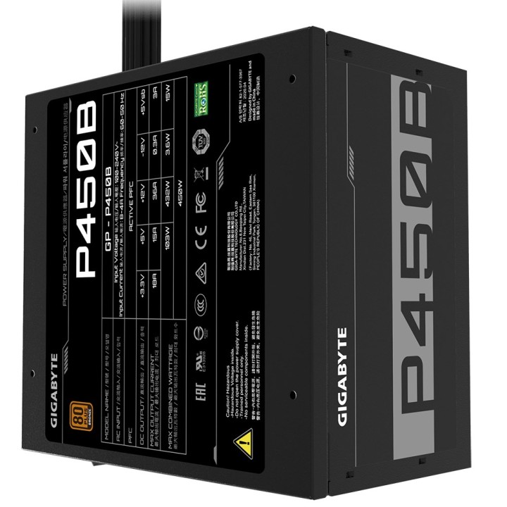 Gigabyte P450B alimentatore 450 W 20+4 pin ATX ATX nero