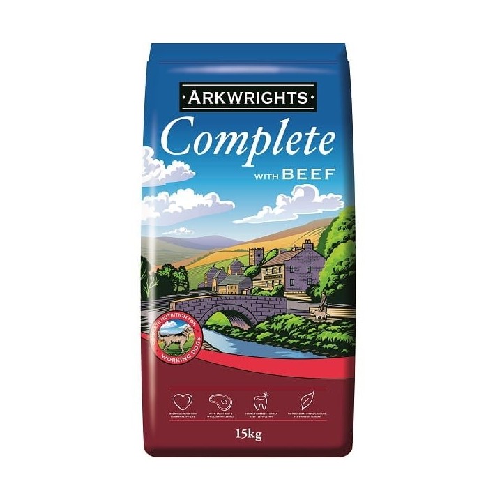 ARKWRIGHT Complete manzo - cibo secco per cani - 15kg