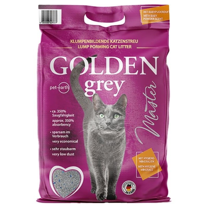 GOLDEN Grey Master - lettiera in bentonite - 14kg
