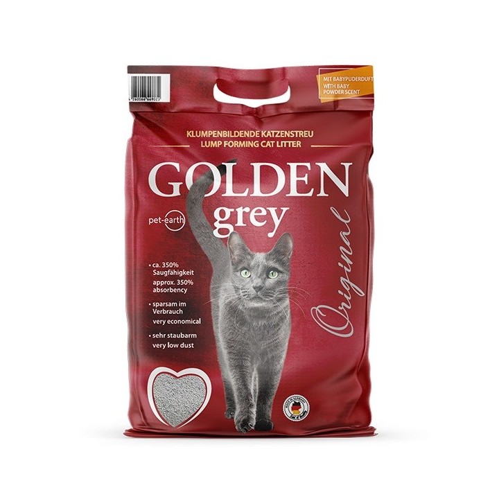 GOLDEN Grey Original - lettiera in bentonite - 7kg