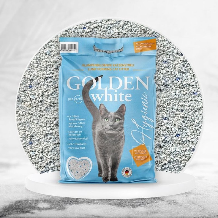 GOLDEN White Hygienic - lettiera di bentonite - 7kg