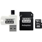 Goodram Tutto in uno M1A4-0640R12 scheda di memoria 64 GB MicroSDXC Class 10 UHS-I + lettore di schede