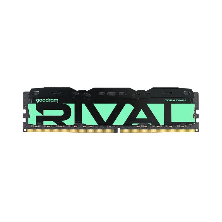 Goodram *DDR4 Rival Radiant 16GB (1*16)/3200 CL16 Modulo memoria verde 1 x 16 GB 3200 MT/s 288-pin DIMM