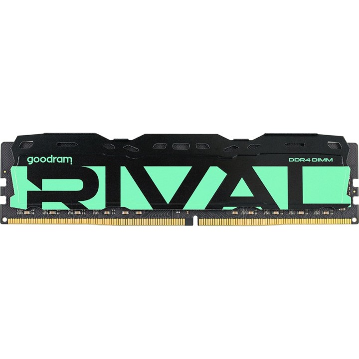 Goodram *DDR4 Rival Radiant 16GB (1*16)/3200 CL16 Modulo memoria verde 1 x 16 GB 3200 MT/s 288-pin DIMM