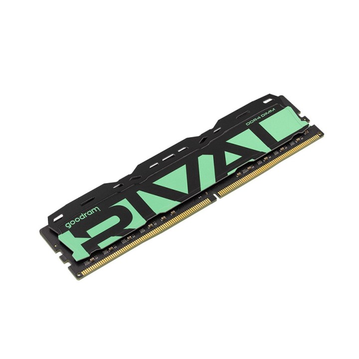 Goodram *DDR4 Rival Radiant 16GB (1*16)/3200 CL16 Modulo memoria verde 1 x 16 GB 3200 MT/s 288-pin DIMM