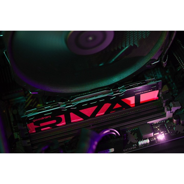 Goodram *DDR4 Rival Radiant 32GB (2*16)/3200 CL16 Modulo memoria rosso 2 x 16 GB 3200 MT/s 288-pin DIMM