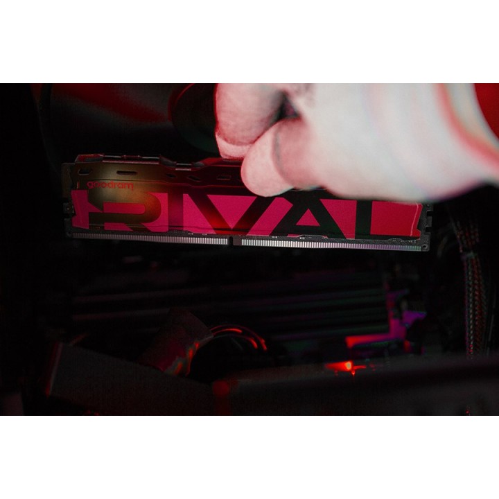 Goodram *DDR4 Rival Radiant 32GB (2*16)/3200 CL16 Modulo memoria rosso 2 x 16 GB 3200 MT/s 288-pin DIMM