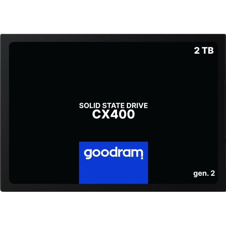 Goodram CX400 SSDPR-CX400-02T-G2 2 TB 2.5 Serial ATA III 3D NAND