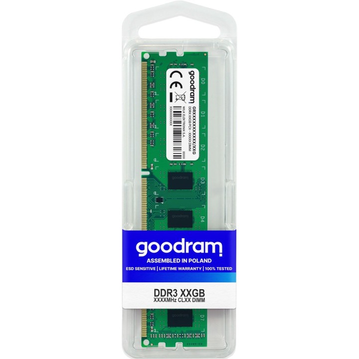 Goodram GR1600D3V64L11/8G modulo di memoria 8 GB DDR3 1600 MHz