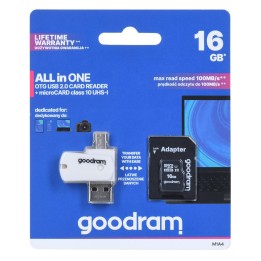 Goodram M1A4-0160R12 scheda di memoria 16 GB MicroSDHC Class 10 UHS-I