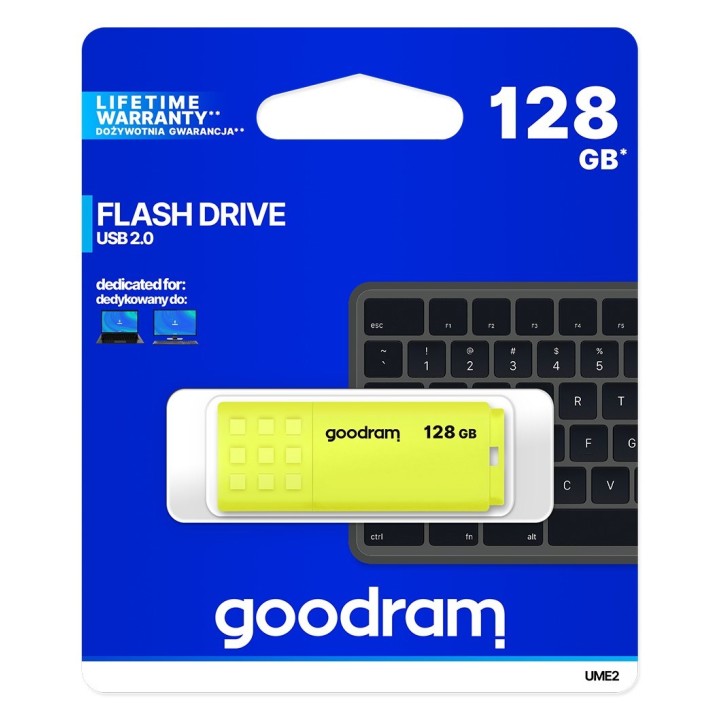 Goodram UME2 128GB USB chiavetta USB USB Type-A 2.0 giallo