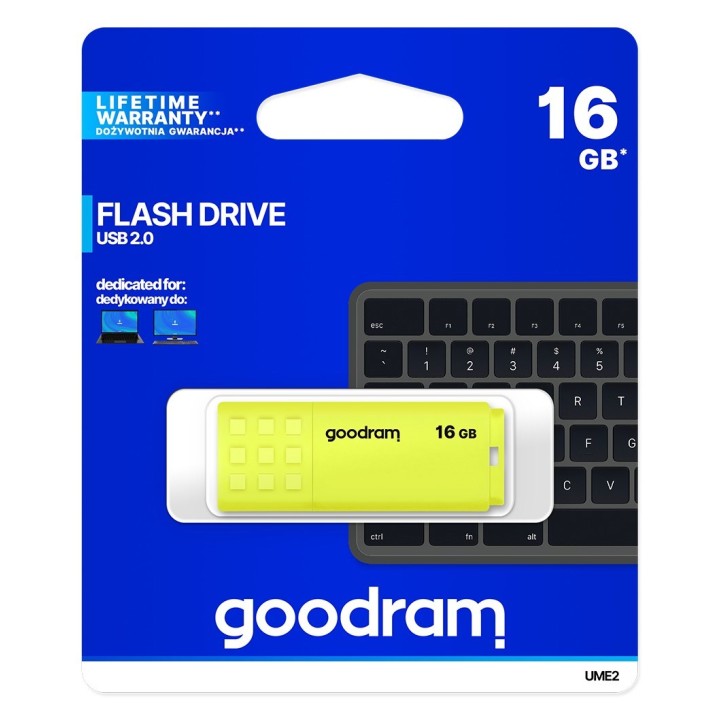 Goodram UME2 16GB USB pendrive USB Type-A 2.0 giallo